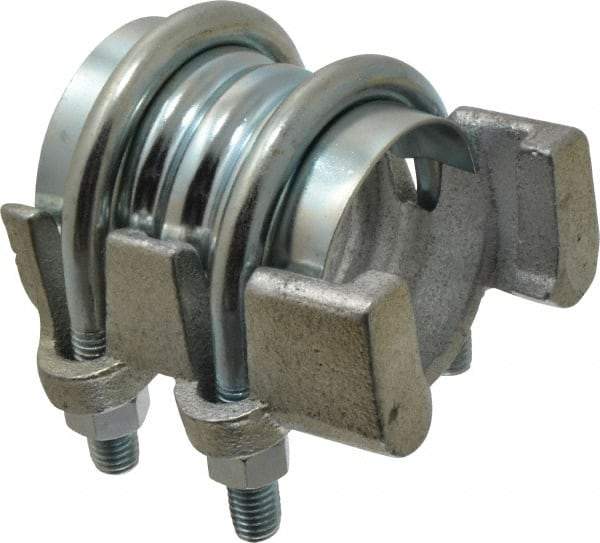 Campbell Fittings - 2" Hose, Interlocking U-Bolt Clamp - Plated Steel - All Tool & Supply