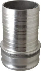 EVER-TITE Coupling Products - 6" Aluminum Cam & Groove Suction & Discharge Hose Male Adapter Hose Shank - Part E, 75 Max psi - All Tool & Supply