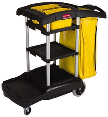 Rubbermaid - Polyethylene Janitor Cart - 49-3/4" Long - All Tool & Supply