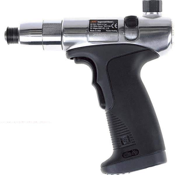 Ingersoll-Rand - 1/4" Bit Holder, 1,000 RPM, Pistol Grip Handle Air Screwdriver - 46 In/Lb Torque, 16 CFM - All Tool & Supply