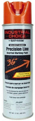 Rust-Oleum - 17 fl oz Orange Marking Paint - 600' to 700' Coverage at 1" Wide, Solvent-Based Formula - All Tool & Supply