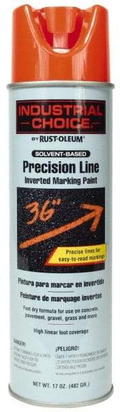 Rust-Oleum - 17 fl oz Red Marking Paint - 600' to 700' Coverage at 1" Wide, Solvent-Based Formula - All Tool & Supply