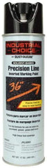 Rust-Oleum - 17 fl oz Black Marking Paint - 600' to 700' Coverage at 1" Wide, Solvent-Based Formula - All Tool & Supply