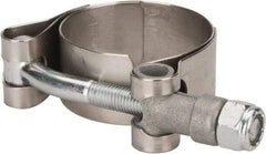 Campbell Fittings - 1-1/2" Hose, 3/4" Wide x 0.025" Thick, T-Bolt Band Clamp - Stainless Steel - All Tool & Supply