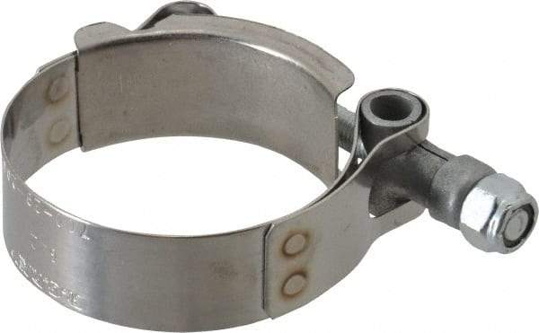 Campbell Fittings - 2" Hose, 3/4" Wide x 0.025" Thick, T-Bolt Band Clamp - Stainless Steel - All Tool & Supply