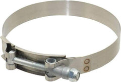 Campbell Fittings - 4-1/2" Hose, 3/4" Wide x 0.025" Thick, T-Bolt Band Clamp - Stainless Steel - All Tool & Supply