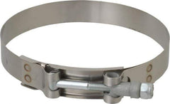 Campbell Fittings - 4-3/4" Hose, 3/4" Wide x 0.025" Thick, T-Bolt Band Clamp - Stainless Steel - All Tool & Supply