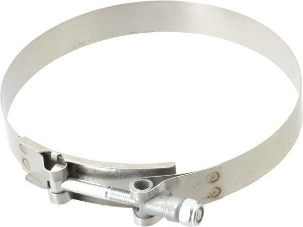 Campbell Fittings - 5-1/2" Hose, 3/4" Wide x 0.025" Thick, T-Bolt Band Clamp - Stainless Steel - All Tool & Supply