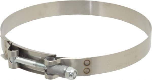 Campbell Fittings - 6-1/4" Hose, 3/4" Wide x 0.025" Thick, T-Bolt Band Clamp - Stainless Steel - All Tool & Supply