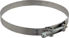 Campbell Fittings - 7-1/4" Hose, 3/4" Wide x 0.025" Thick, T-Bolt Band Clamp - Stainless Steel - All Tool & Supply