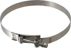 Campbell Fittings - 7-1/2" Hose, 3/4" Wide x 0.025" Thick, T-Bolt Band Clamp - Stainless Steel - All Tool & Supply