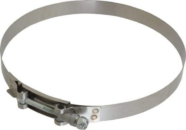 Campbell Fittings - 7-3/4" Hose, 3/4" Wide x 0.025" Thick, T-Bolt Band Clamp - Stainless Steel - All Tool & Supply