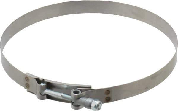 Campbell Fittings - 8" Hose, 3/4" Wide x 0.025" Thick, T-Bolt Band Clamp - Stainless Steel - All Tool & Supply