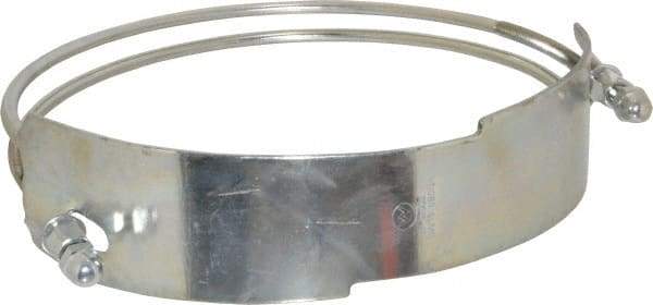 Kuriyama of America - 10" Hose, Spiral Double Bolt Hose Clamp - Plated Steel - All Tool & Supply