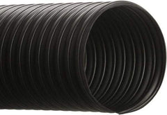 Hi-Tech Duravent - 5" ID, 50' Long, Thermoplastic Rubber Blower & Duct Hose - Black, 8" Bend Radius, 8 In/Hg, 6 Max psi, -65 to 275°F, Chemical Resistant - All Tool & Supply