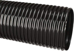 Hi-Tech Duravent - 4" ID, 25' Long, Polyethylene Blower & Duct Hose - Black, 5-3/4" Bend Radius, 3 In/Hg, 5 Max psi, -30 to 160°F, UV Resistant - All Tool & Supply