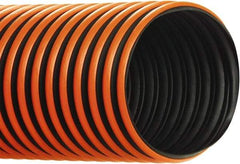 Hi-Tech Duravent - 3" ID, 50' Long, Thermoplastic Rubber Blower & Duct Hose - Black, 4-1/4" Bend Radius, 15 In/Hg, 10 Max psi, -60 to 300°F, Chemical and Abrasion Resistant - All Tool & Supply