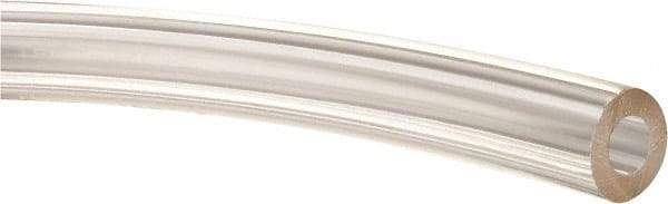 Made in USA - 1/4" ID x 1/2" OD, 1/8" Wall Thickness, Cut to Length (50' Standard Length) Plastic Tube - Clear, 62 Max psi, 63 Hardness - All Tool & Supply