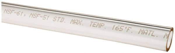 Made in USA - 5/16" ID x 7/16" OD, 1/16" Wall Thickness, Cut to Length (50' Standard Length) Plastic Tube - Clear, 30 Max psi, 63 Hardness - All Tool & Supply