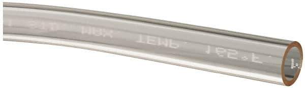 Made in USA - 3/8" ID x 1/2" OD, 1/16" Wall Thickness, Cut to Length (50' Standard Length) Plastic Tube - Clear, 26 Max psi, 65 Hardness - All Tool & Supply