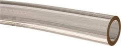 Made in USA - 5/8" ID x 7/8" OD, 1/8" Wall Thickness, Cut to Length (50' Standard Length) Plastic Tube - Clear, 21 Max psi, 40 Hardness - All Tool & Supply