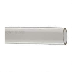 Made in USA - 1" ID x 1-1/4" OD, 1/8" Wall Thickness, Cut to Length (50' Standard Length) Plastic Tube - Clear, 14 Max psi, 40 Hardness - All Tool & Supply