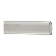 Made in USA - 1" ID x 1-1/4" OD, 1/8" Wall Thickness, Cut to Length (50' Standard Length) Plastic Tube - Clear, 14 Max psi, 40 Hardness - All Tool & Supply