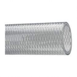 Made in USA - 1-1/2" ID x 1-15/16" OD, 7/32" Wall Thickness, Cut to Length (50' Standard Length) PVC Tube - Clear, 80 Max psi, 80 Hardness - All Tool & Supply