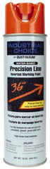 Rust-Oleum - 17 fl oz Orange Marking Paint - 600' to 700' Coverage at 1" Wide, Water-Based Formula - All Tool & Supply