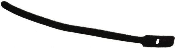 Thomas & Betts - 9" Long Black Nylon & Polyethylene Hook & Loop Strap - 40 Lb Tensile Strength, 1/16" Thick, 50.8mm Max Bundle Diam - All Tool & Supply