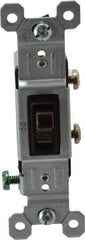 Pass & Seymour - 1 Pole, 120 VAC, 15 Amp, Specification Grade, Toggle, Wall and Dimmer Light Switch - 1-1/4 Inch Wide x 3.281 Inch High - All Tool & Supply