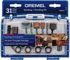 Dremel - 31 Piece Dressing Stones, Drum Sander, Grinding Stones, Sander Bands & Sanding Discs - Set Includes Dressing Stones, Drum Sander, Grinding Stones, Sander Bands & Sanding Discs - All Tool & Supply