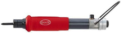 Sioux Tools - 1/4" Bit Holder, 800 RPM, Inline Handle Air Screwdriver - 5 to 50 In/Lb Torque, 8 CFM - All Tool & Supply