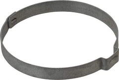 Oetiker - 54.4 to 57.5mm, Zinc-Plated 1-Ear Clamp - 2-1/4" Noml Size, 10mm Inner Width, 7mm Wide x 0.75mm Thick, Carbon Steel - All Tool & Supply