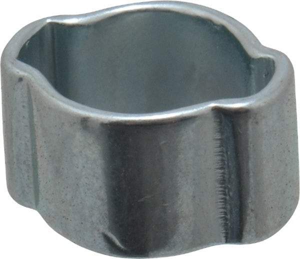 Oetiker - 5 to 7mm, Zinc-Plated 2-Ear Clamp - 1/4" Noml Size, 3.14mm Inner Width, 6mm Wide x 0.7mm Thick, Carbon Steel - All Tool & Supply