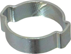 Oetiker - 22.5 to 27mm, Zinc-Plated 2-Ear Clamp - 1" Noml Size, 7.07mm Inner Width, 10mm Wide x 1.5mm Thick, Carbon Steel - All Tool & Supply