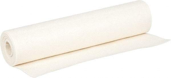 Made in USA - 1/16 Inch Thick x 60 Inch Wide x 12 Inch Long, Pressed Wool Felt Sheet - 1 Lbs/Square Yd., White, 500 psi - All Tool & Supply