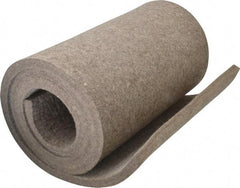 Made in USA - 1/2 Inch Thick x 60 Inch Wide x 12 Inch Long, Pressed Wool Felt Sheet - 8 Lbs/Square Yd., Gray, 400 psi - All Tool & Supply