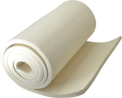 Made in USA - 3/8 Inch Thick x 66 Inch Wide x 12 Inch Long, Pressed Wool Felt Sheet - 4.6 Lbs/Square Yd., White, 400 psi - All Tool & Supply