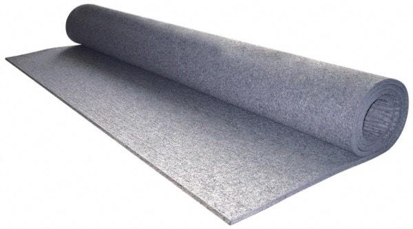 Made in USA - 1/4 Inch Thick x 72 Inch Wide x 60 Inch Long, Pressed Wool Felt Sheet - 3.1 Lbs/Square Yd., Gray, 250 psi - All Tool & Supply