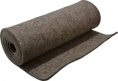 Made in USA - 3/16 Inch Thick x 72 Inch Wide x 12 Inch Long, Pressed Wool Felt Sheet - 2.3 Lbs/Square Yd., Gray, 250 psi - All Tool & Supply