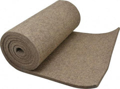 Made in USA - 3/8 Inch Thick x 72 Inch Wide x 12 Inch Long, Pressed Wool Felt Sheet - 4.6 Lbs/Square Yd., Gray, 250 psi - All Tool & Supply