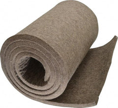 Made in USA - 1/2 Inch Thick x 72 Inch Wide x 12 Inch Long, Pressed Wool Felt Sheet - 6.1 Lbs/Square Yd., Gray, 250 psi - All Tool & Supply