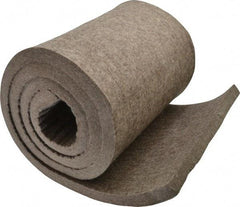 Made in USA - 3/4 Inch Thick x 72 Inch Wide x 12 Inch Long, Pressed Wool Felt Sheet - 9.2 Lbs/Square Yd., Gray, 250 psi - All Tool & Supply