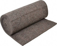 Made in USA - 1/4 Inch Thick x 72 Inch Wide x 12 Inch Long, Pressed Wool Felt Sheet - 2.1 Lbs/Square Yd., Gray, 75 psi - All Tool & Supply