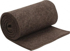 Made in USA - 1/2 Inch Thick x 72 Inch Wide x 12 Inch Long, Pressed Wool Felt Sheet - 4.2 Lbs/Square Yd., Gray, 75 psi - All Tool & Supply