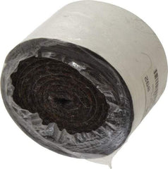 Made in USA - 1/8 Inch Thick x 2 Inch Wide x 5 Ft. Long, Felt Stripping - Gray, Adhesive Backing - All Tool & Supply