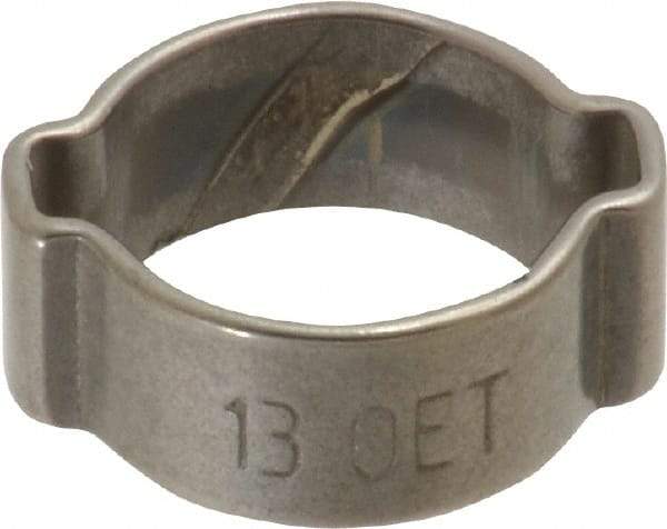 Oetiker - 11 to 13mm, 2 Ear Clamp - 1/2" Nominal Size - All Tool & Supply