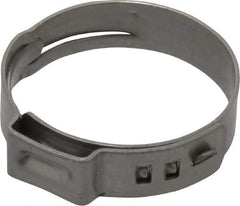 Oetiker - Stepless Ear Clamp - 1" Noml Size, 10mm Inner Width, 7mm Wide x 0.6mm Thick, Stainless Steel - All Tool & Supply