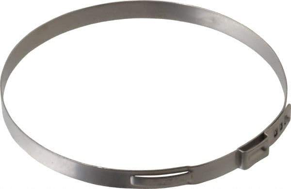 Oetiker - Stepless Ear Clamp - 3-5/16" Noml Size, 10mm Inner Width, 7mm Wide x 0.6mm Thick, Stainless Steel - All Tool & Supply